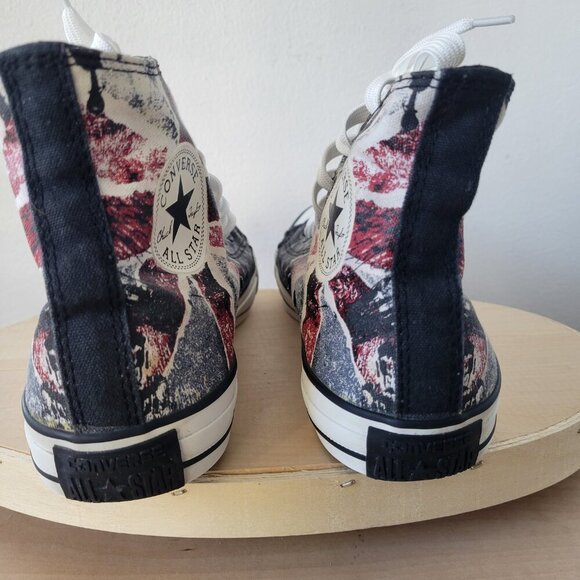 Chuck Taylor All Star Converse CT HI Black/Chili Unisex Sneakers (Size W9 / M7) - Picture 12 of 14